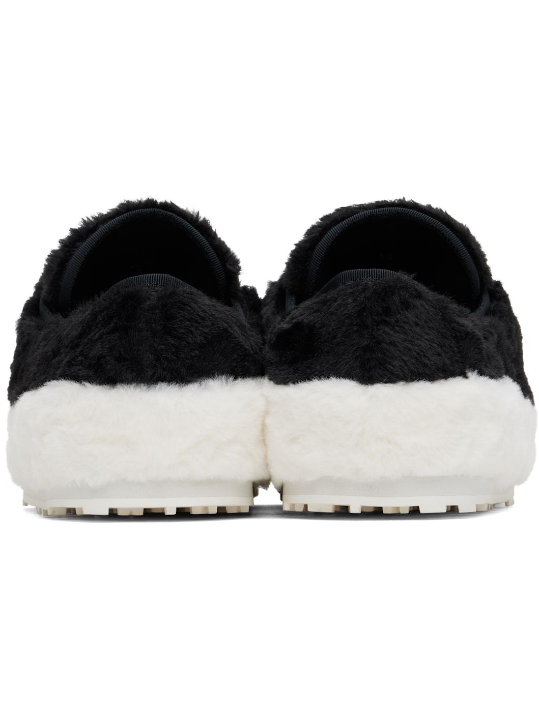 Black & White Teddy Tennis Sneakers - 2
