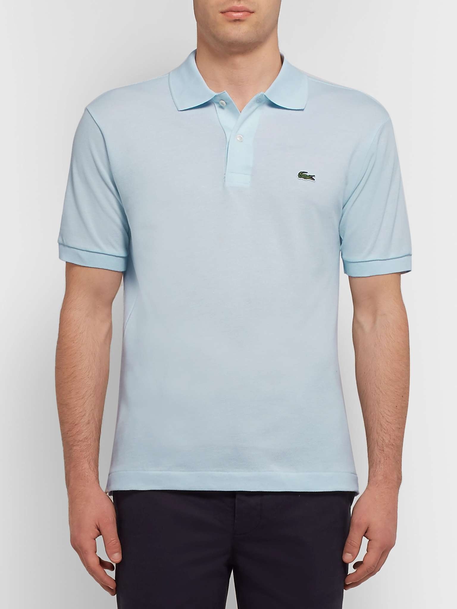 Logo-Appliquéd Cotton-Piqué Polo Shirt - 4