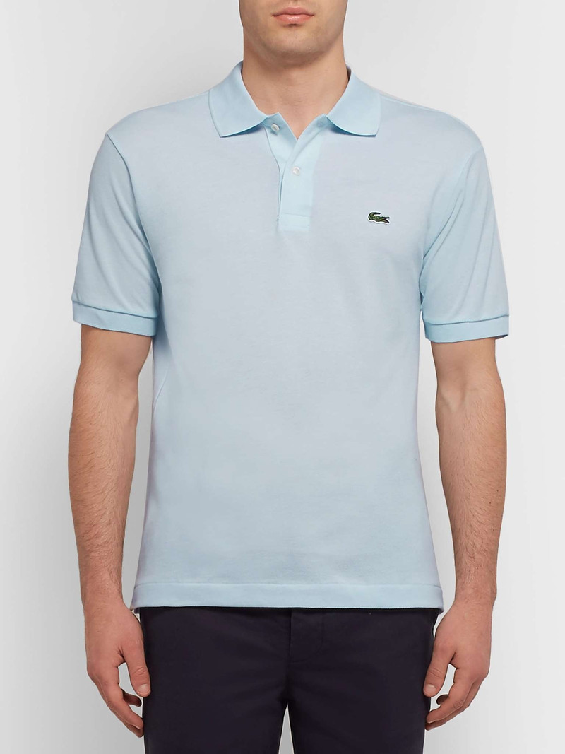 Logo-Appliquéd Cotton-Piqué Polo Shirt 4