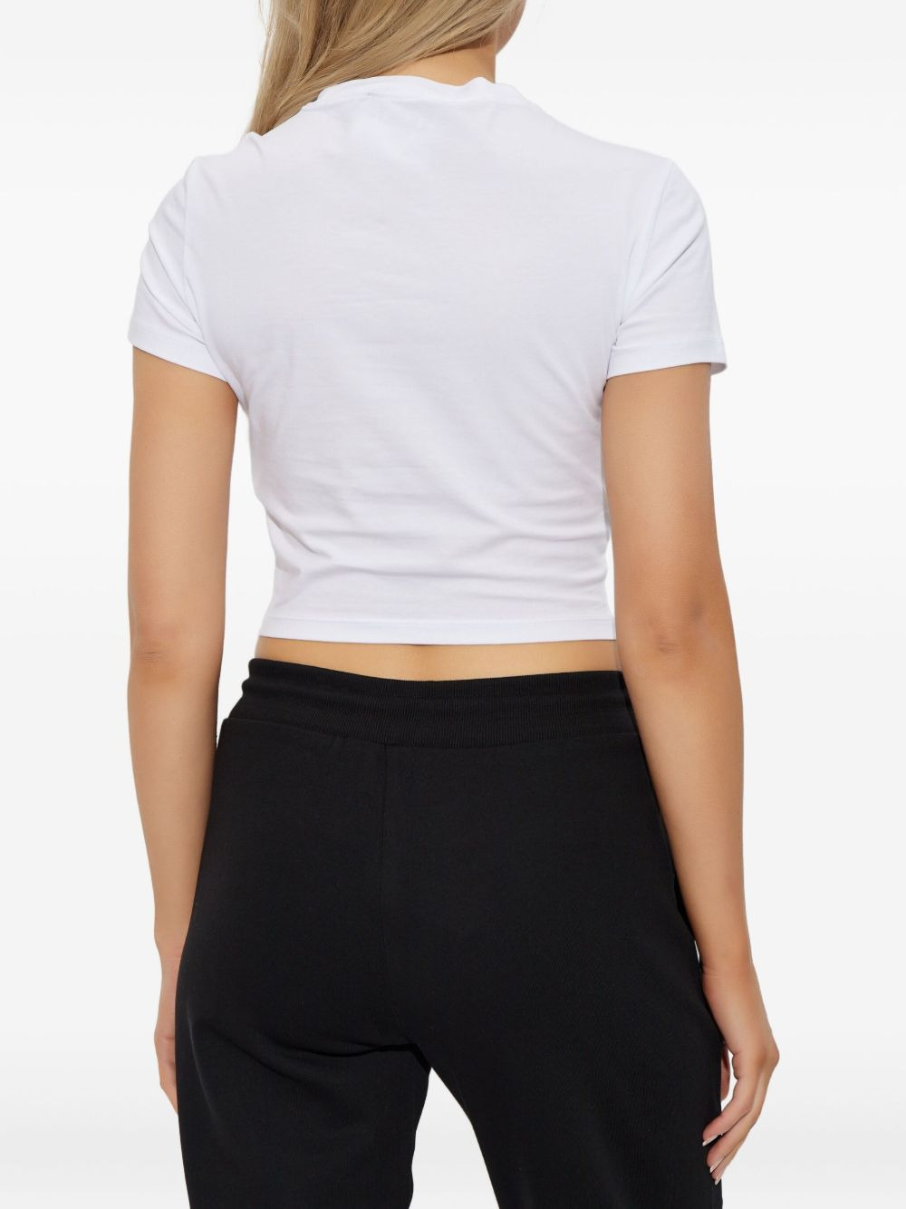 embroidered logo top - 4