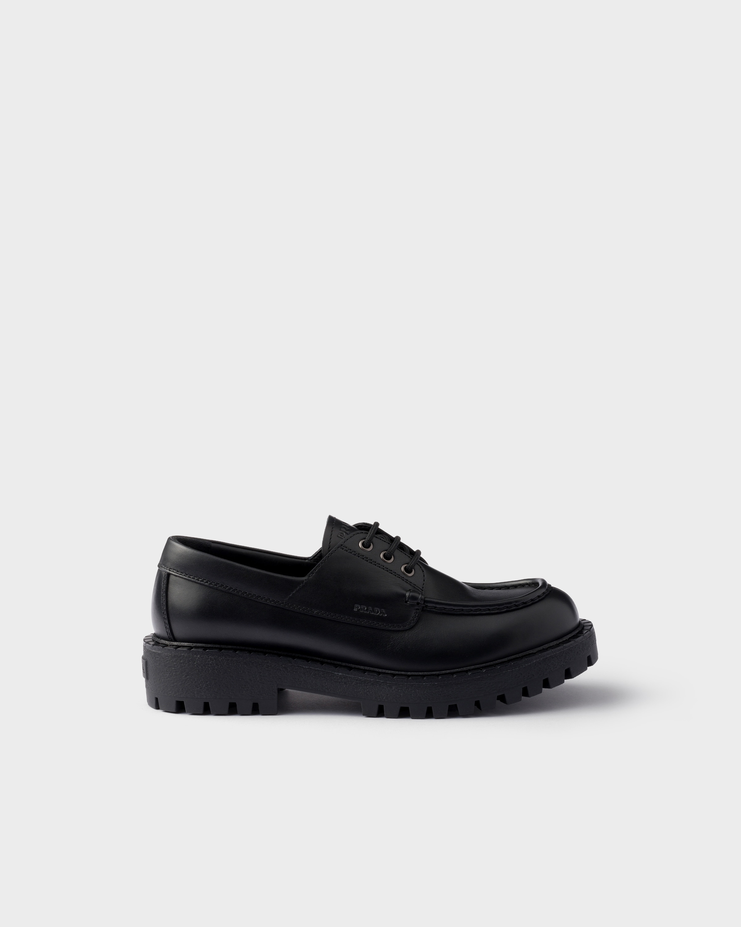 Laced leather loafers - 2