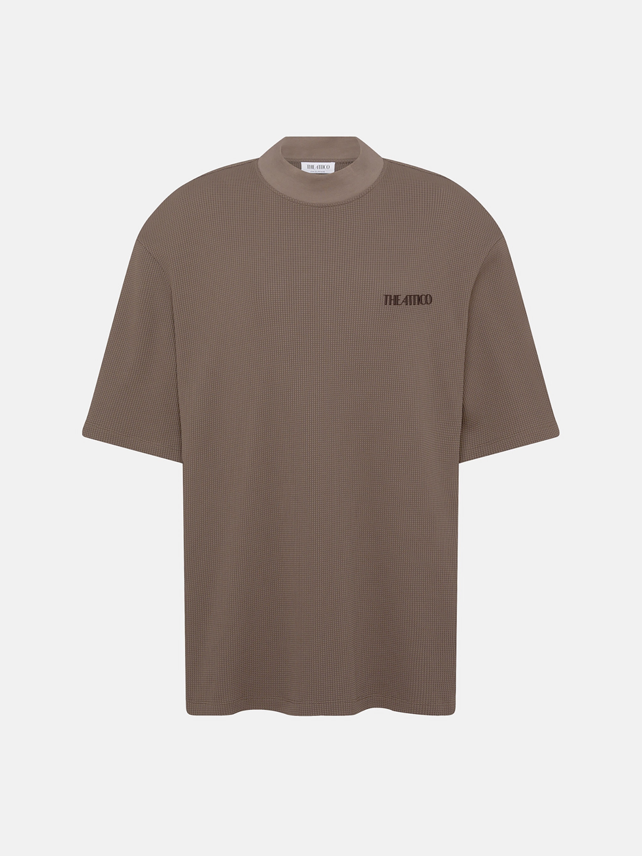 ''KILIE'' DARK BROWN T-SHIRT - 1