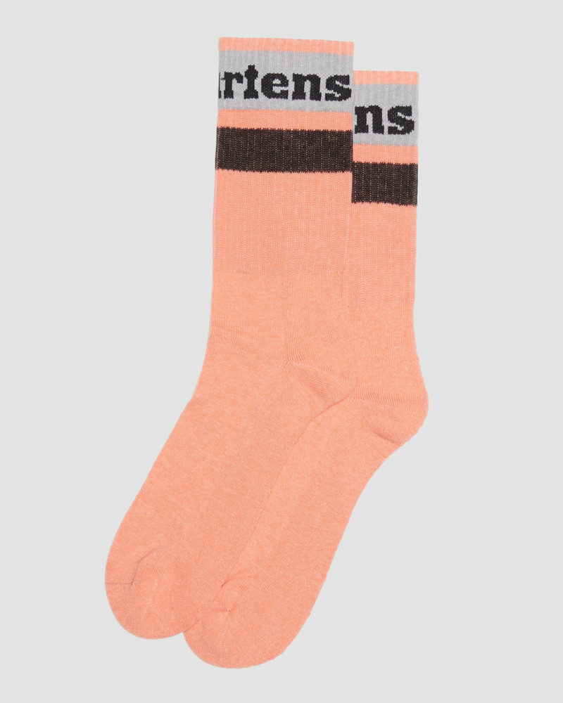 Athletic Logo Organic Cotton Blend Socks 1