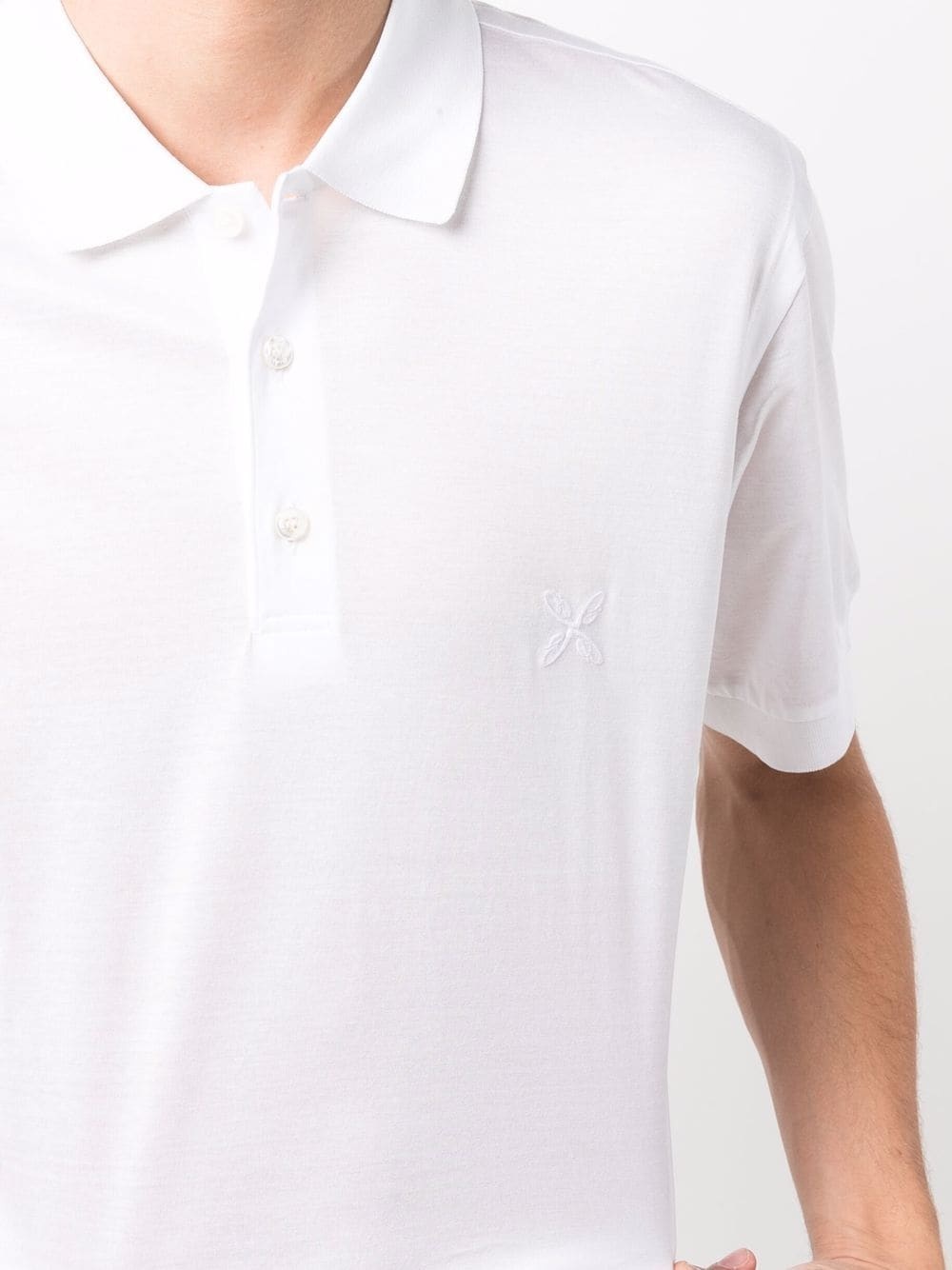 short-sleeve cotton polo shirt - 5