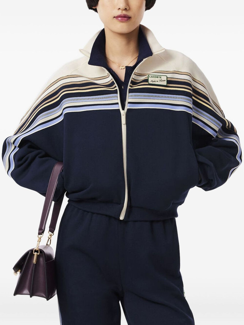 LACOSTE logo-patch sweatshirt outlook