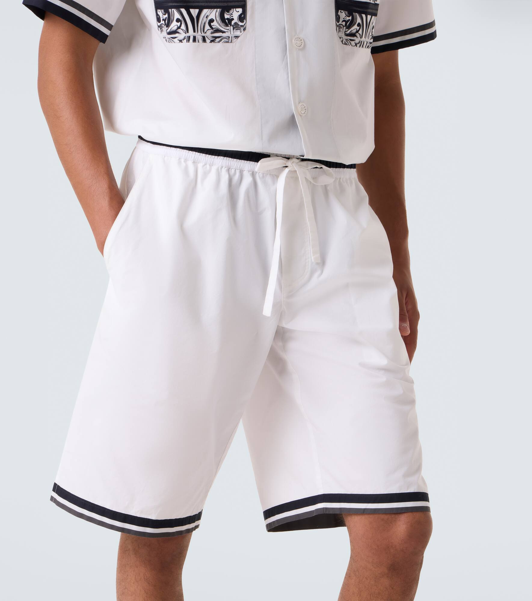 Majolica cotton shorts - 5
