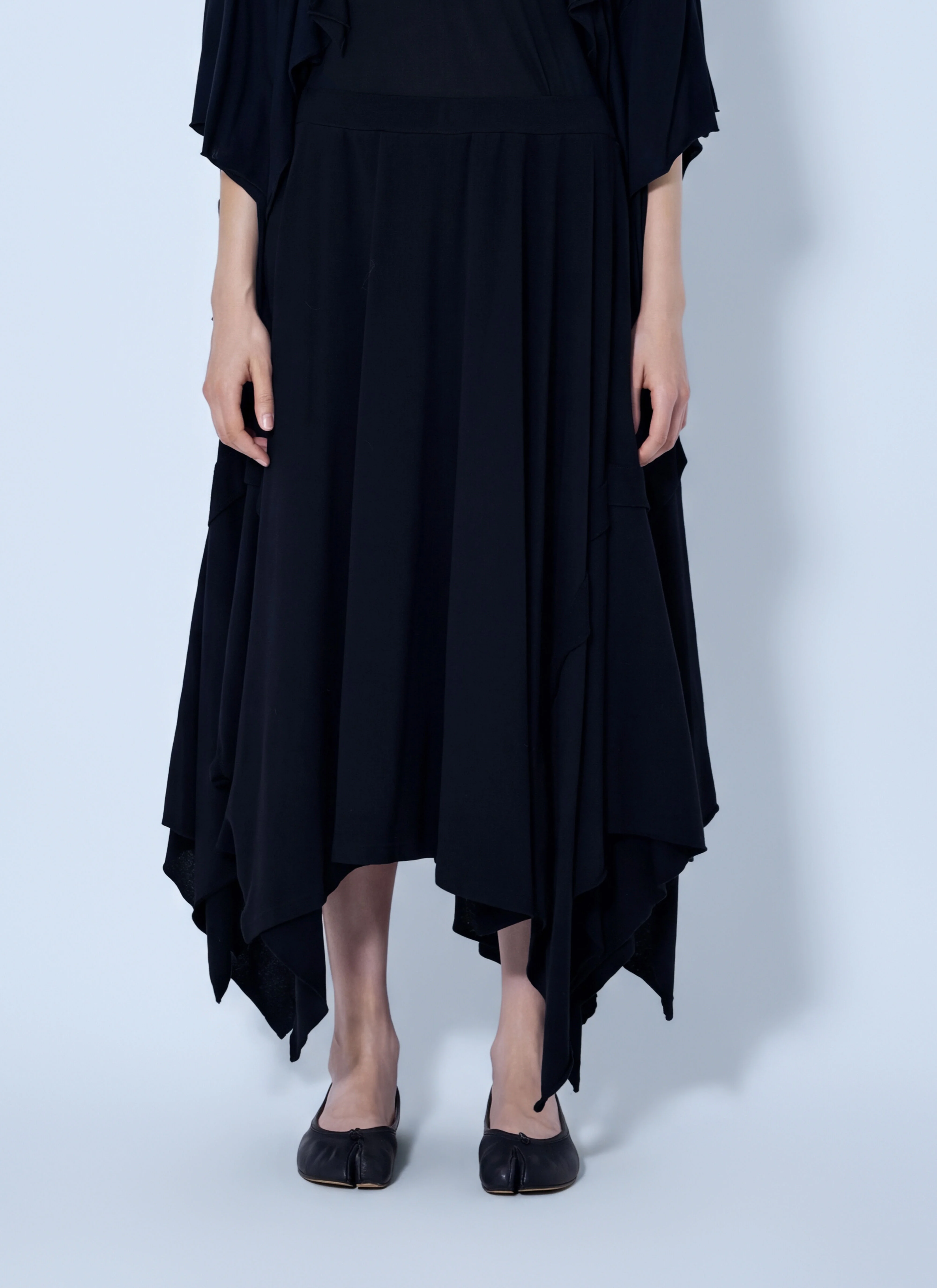 Draped Handkerchief Skirt - 1