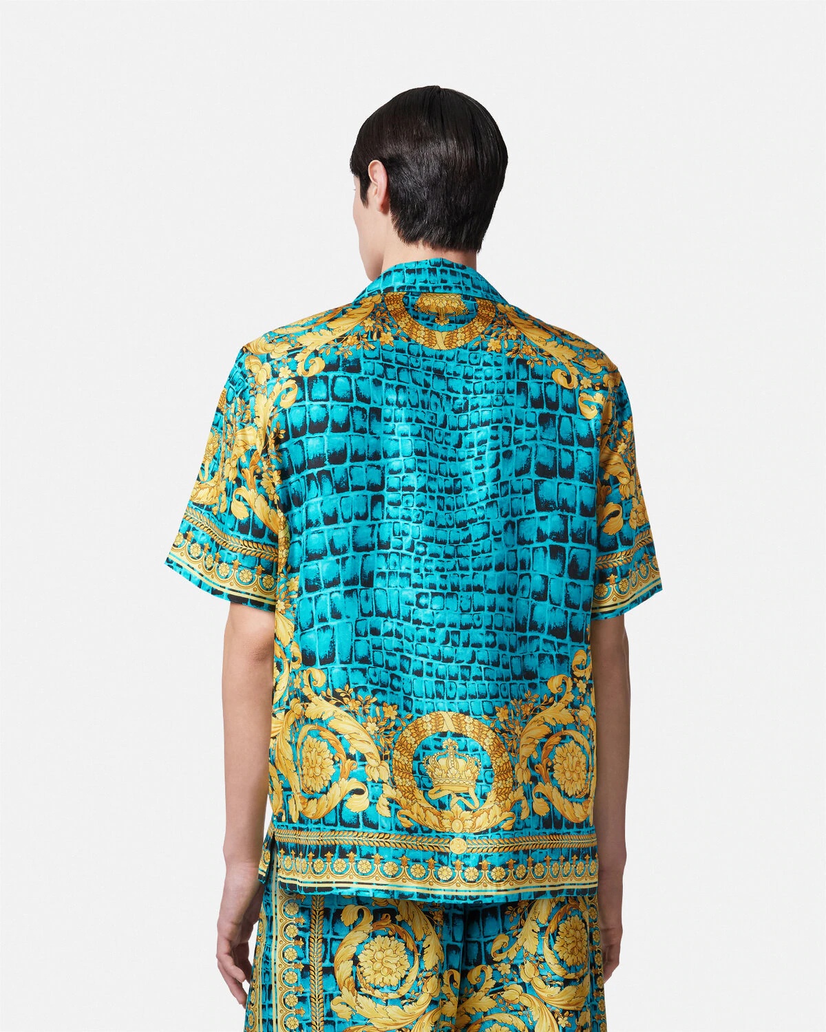 Baroccodile Silk Shirt - 4