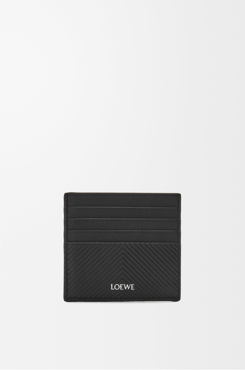 Open cardholder in textured classic calfskin 1