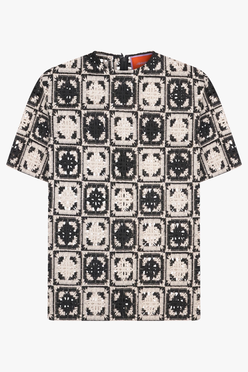 LACEY HOUSE T-SHIRT | MINI TILES MACRAME - 1