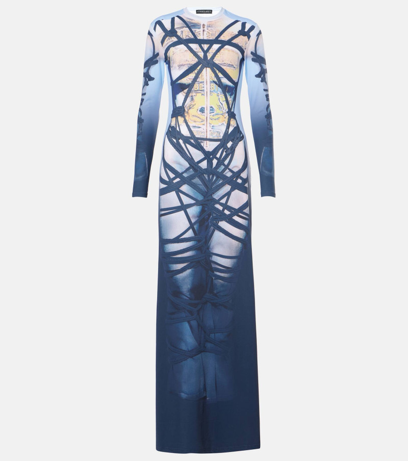 Printed maxi dress - 1