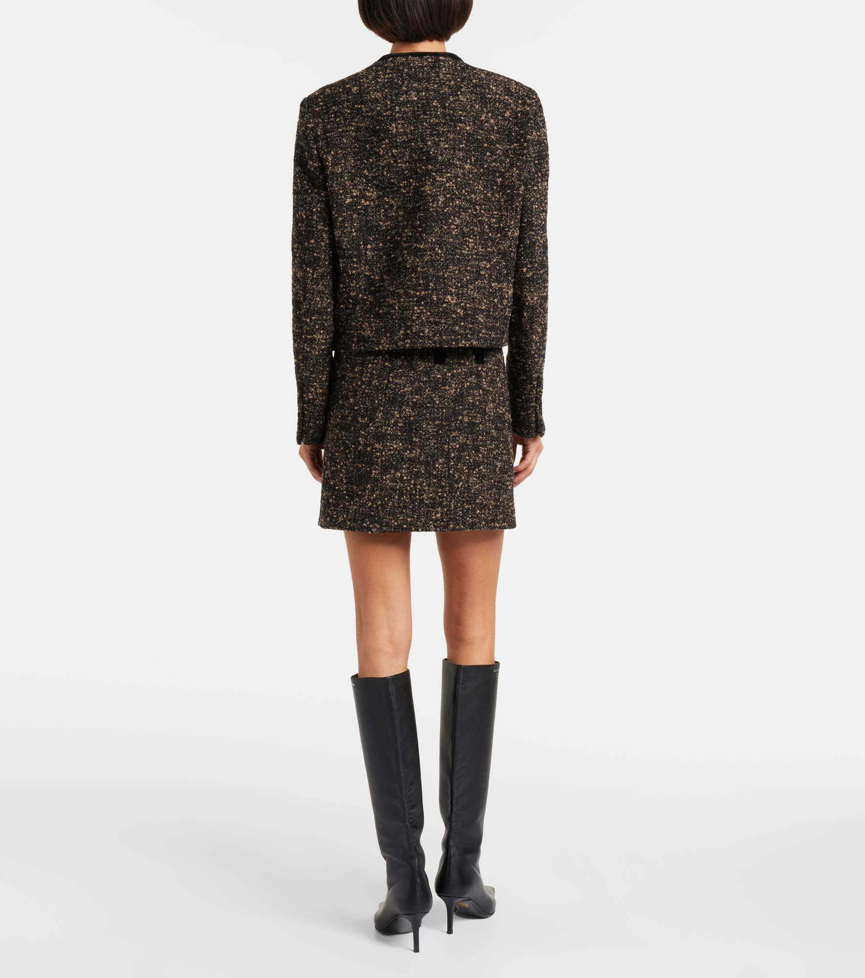 Shamo wool-blend tweed jacket - 3