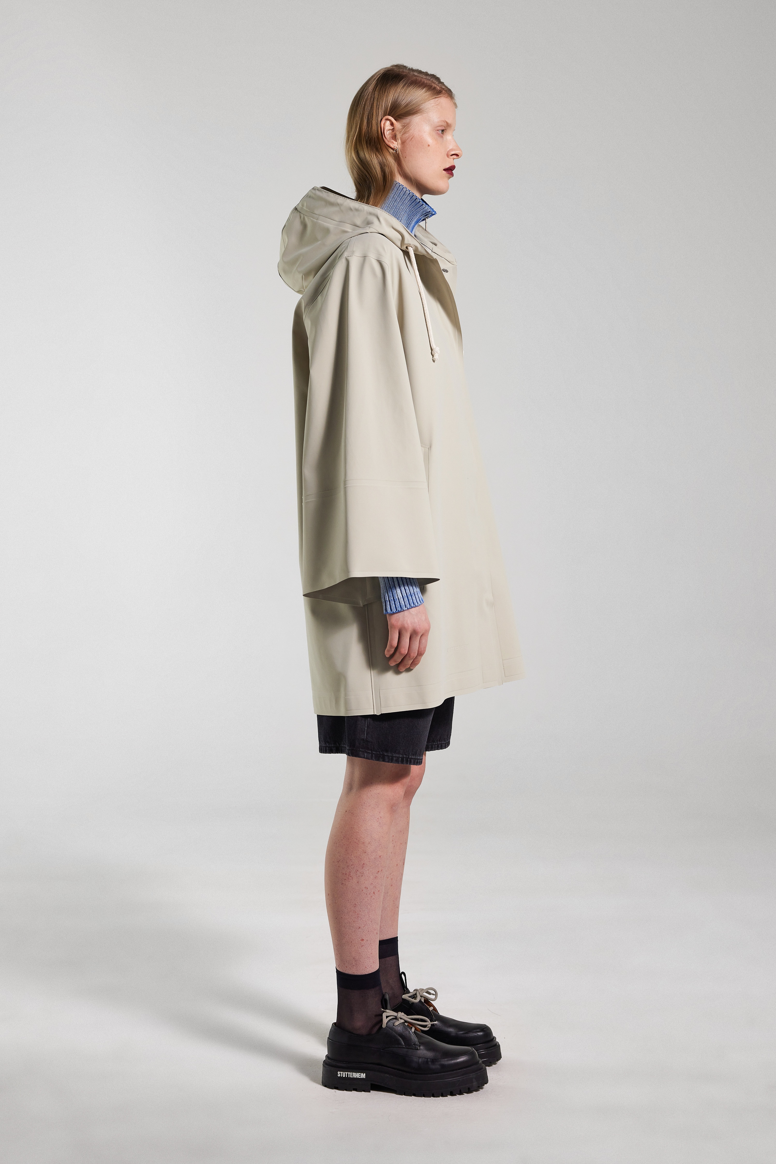 Lubban Lightweight Matte Raincoat Pelican - 3