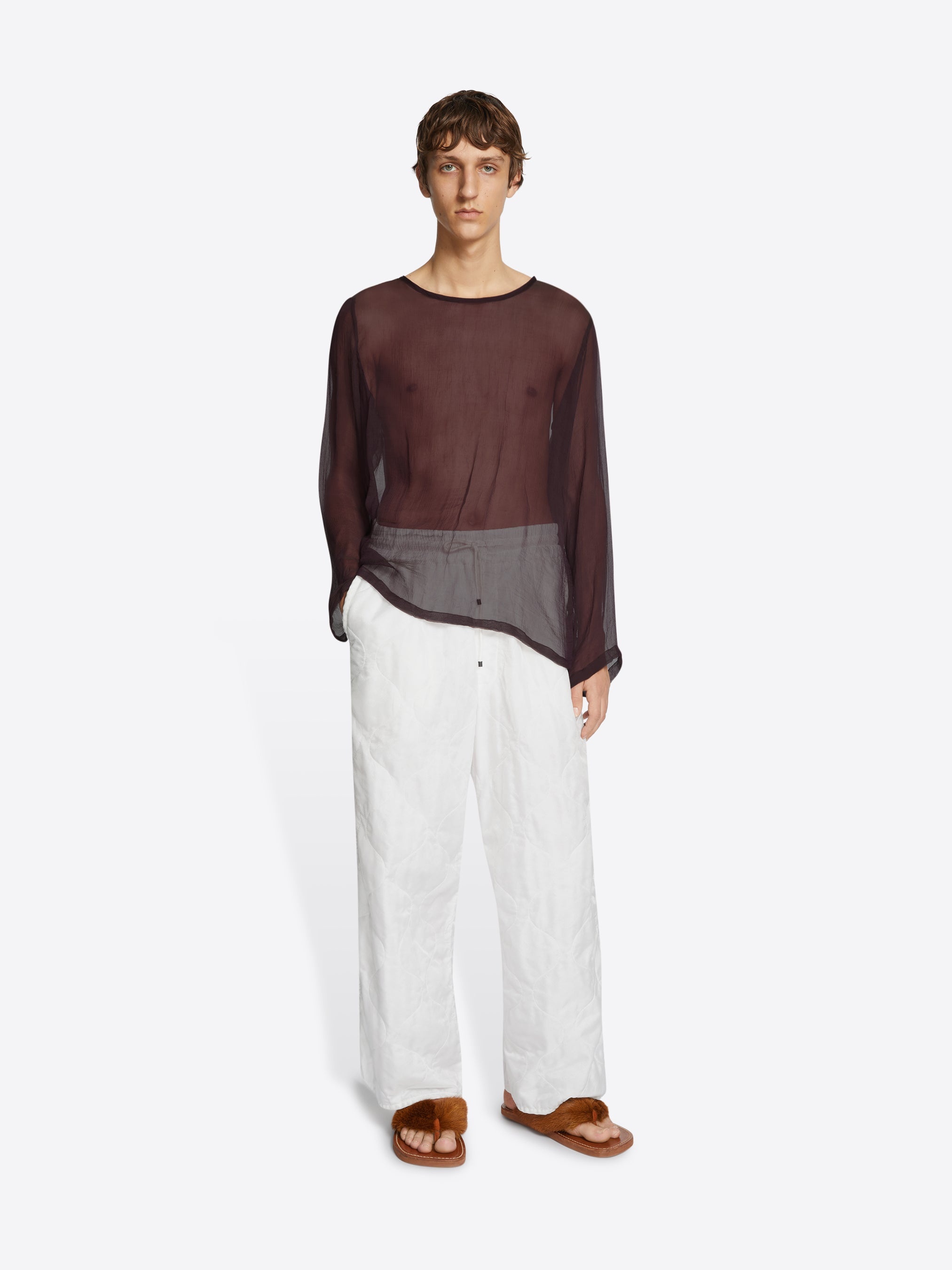 FITTED SILK SHIRT - 2