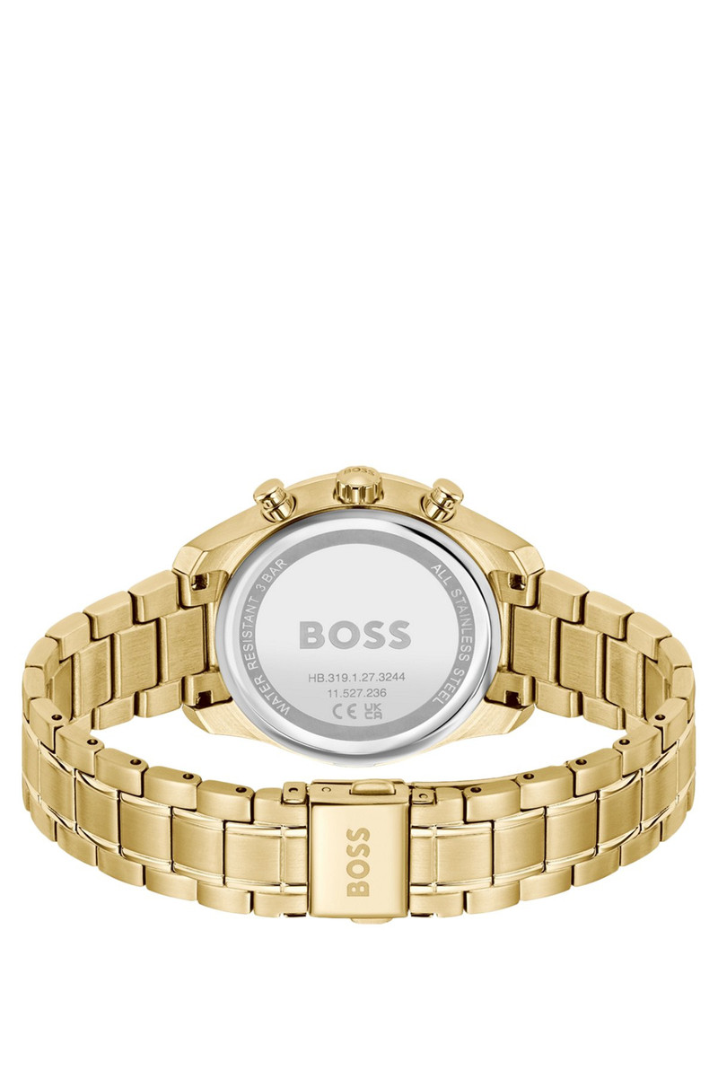 GOLD-TONE WATCH WITH MONOGRAM-TEXTURED DIAL 3