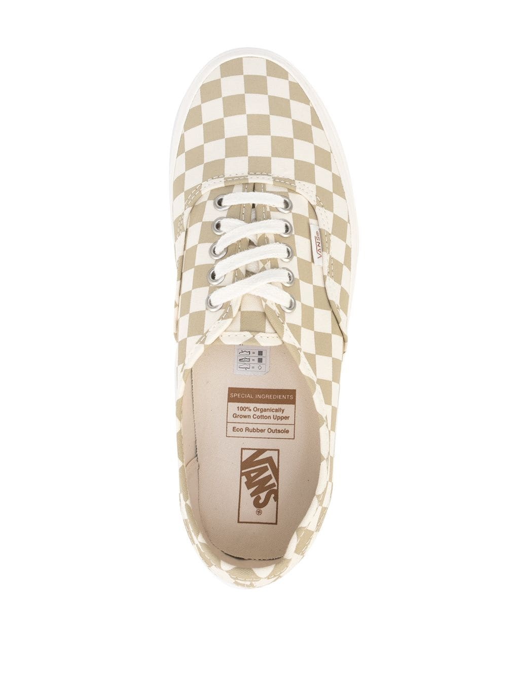 Authentic checkboard low-top sneakers - 4