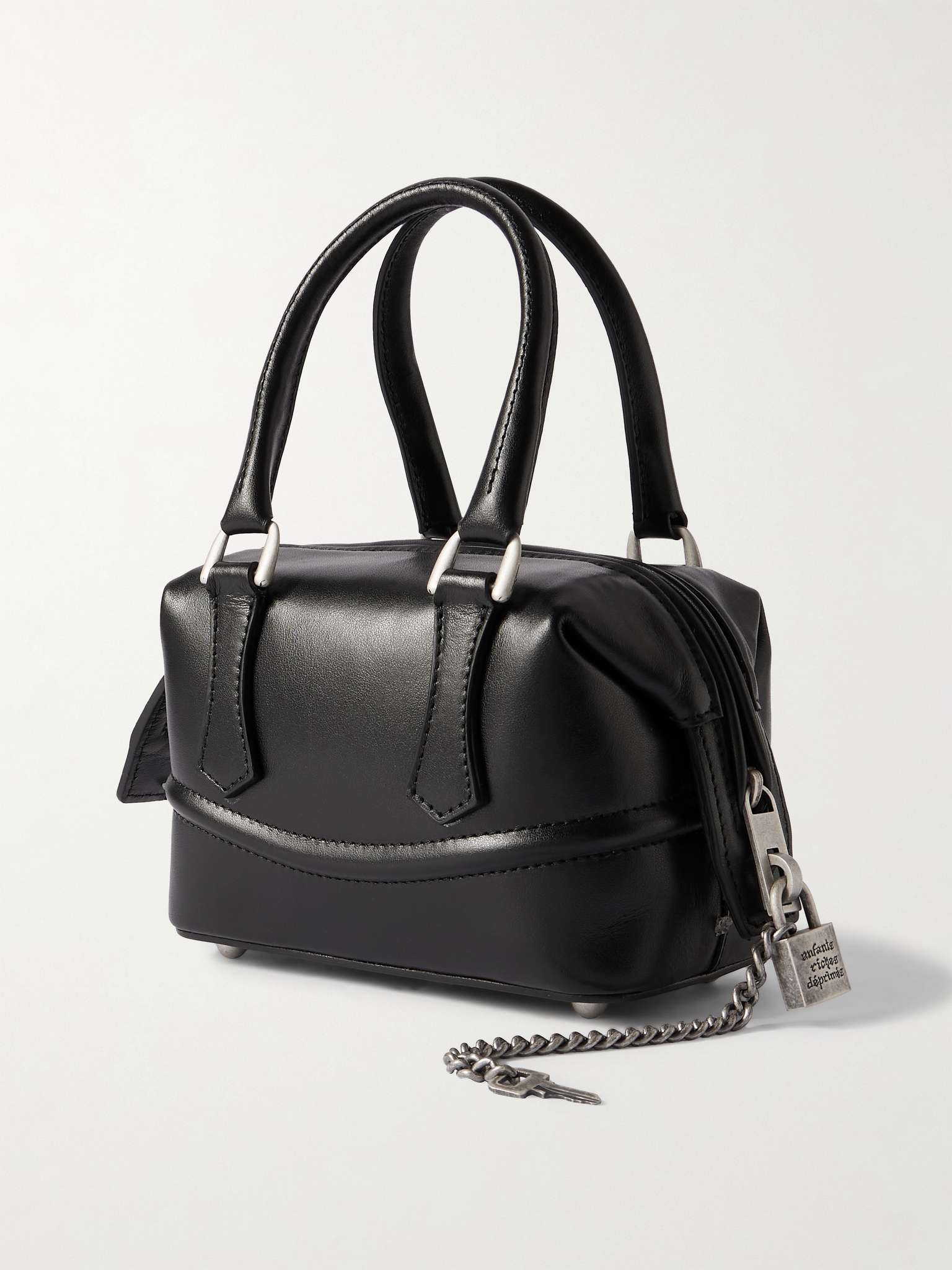 Enfants Riches Déprimés Mini Logo-Embossed Leather Tote Bag