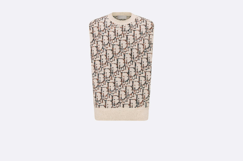 Dior Oblique Sleeveless Sweater 1