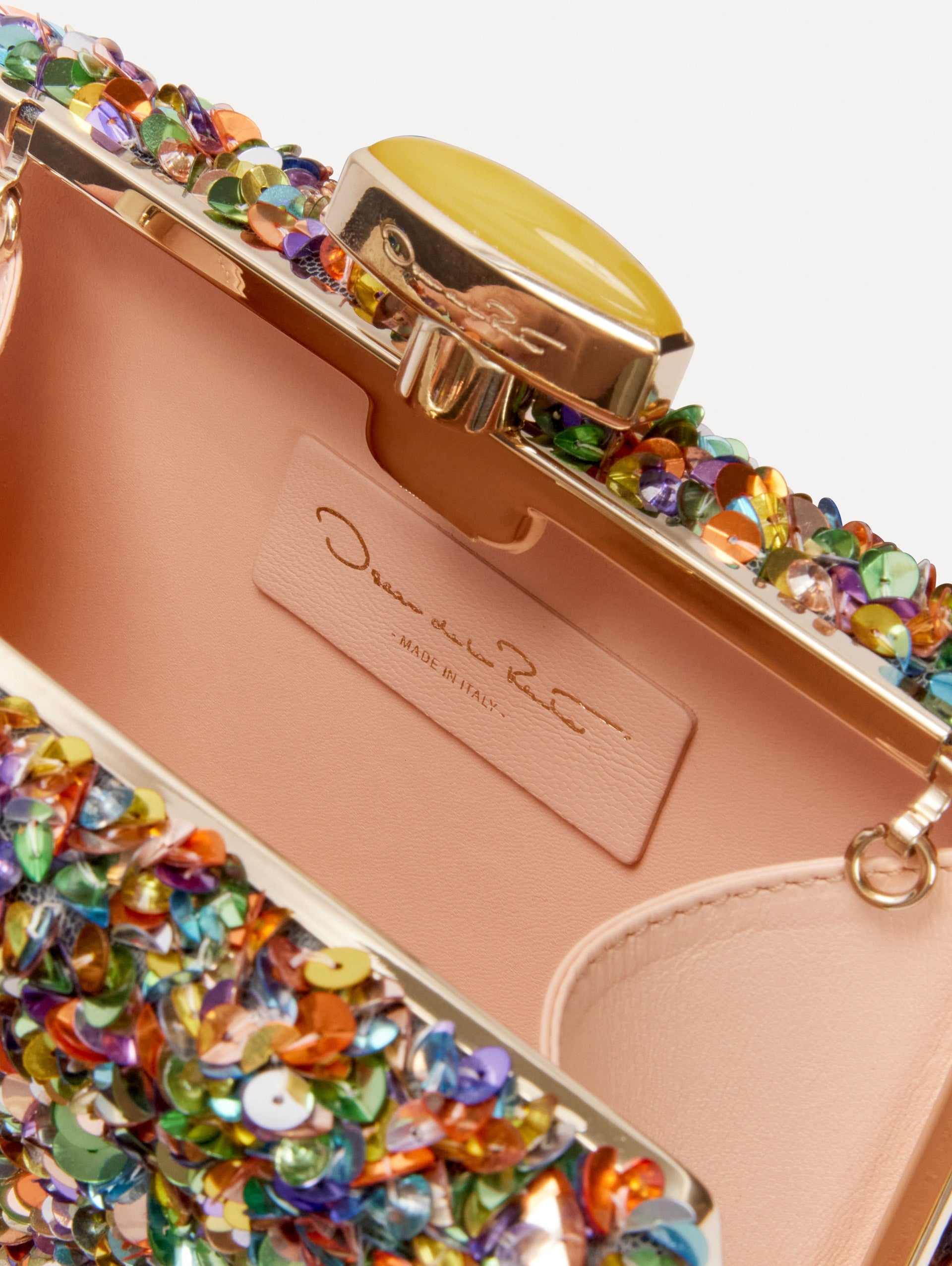 CONFETTI SEQUIN EMBROIDERED MINAUDIERE - 5