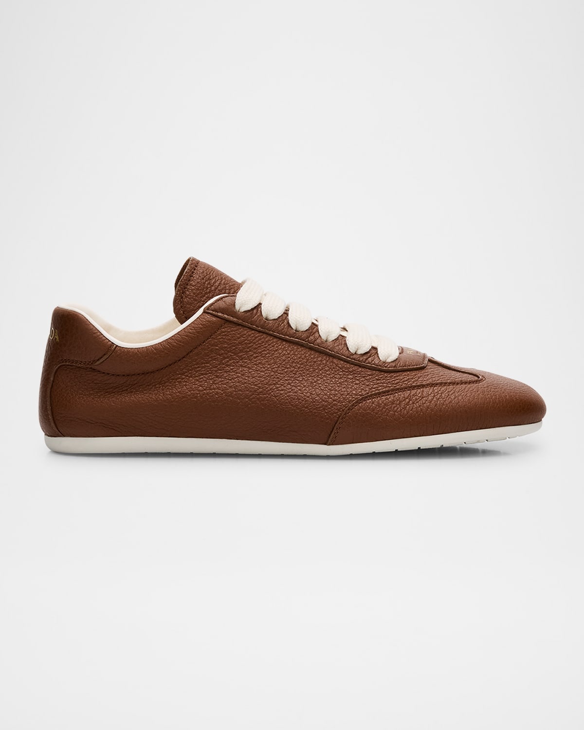 Thin Leather Low-Top Sneakers - 1