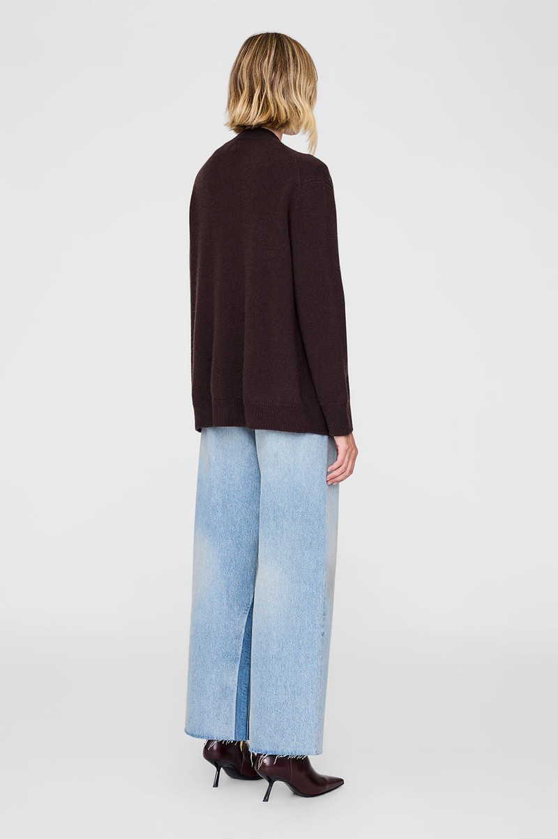 Jackson Cardigan - Deep Brown 3