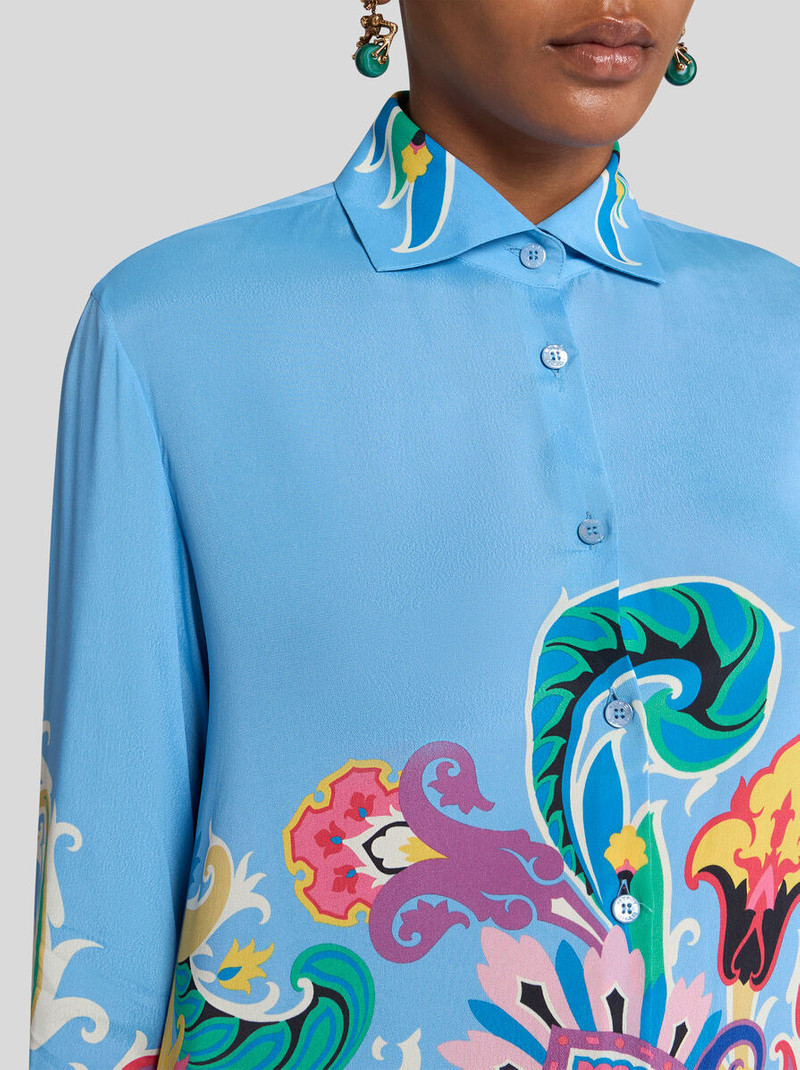 Etro SHIRT WITH FLORAL PRINT outlook