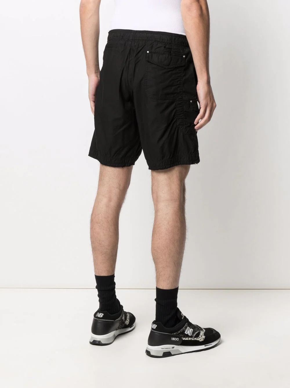 flap-pocket cargo shorts - 4