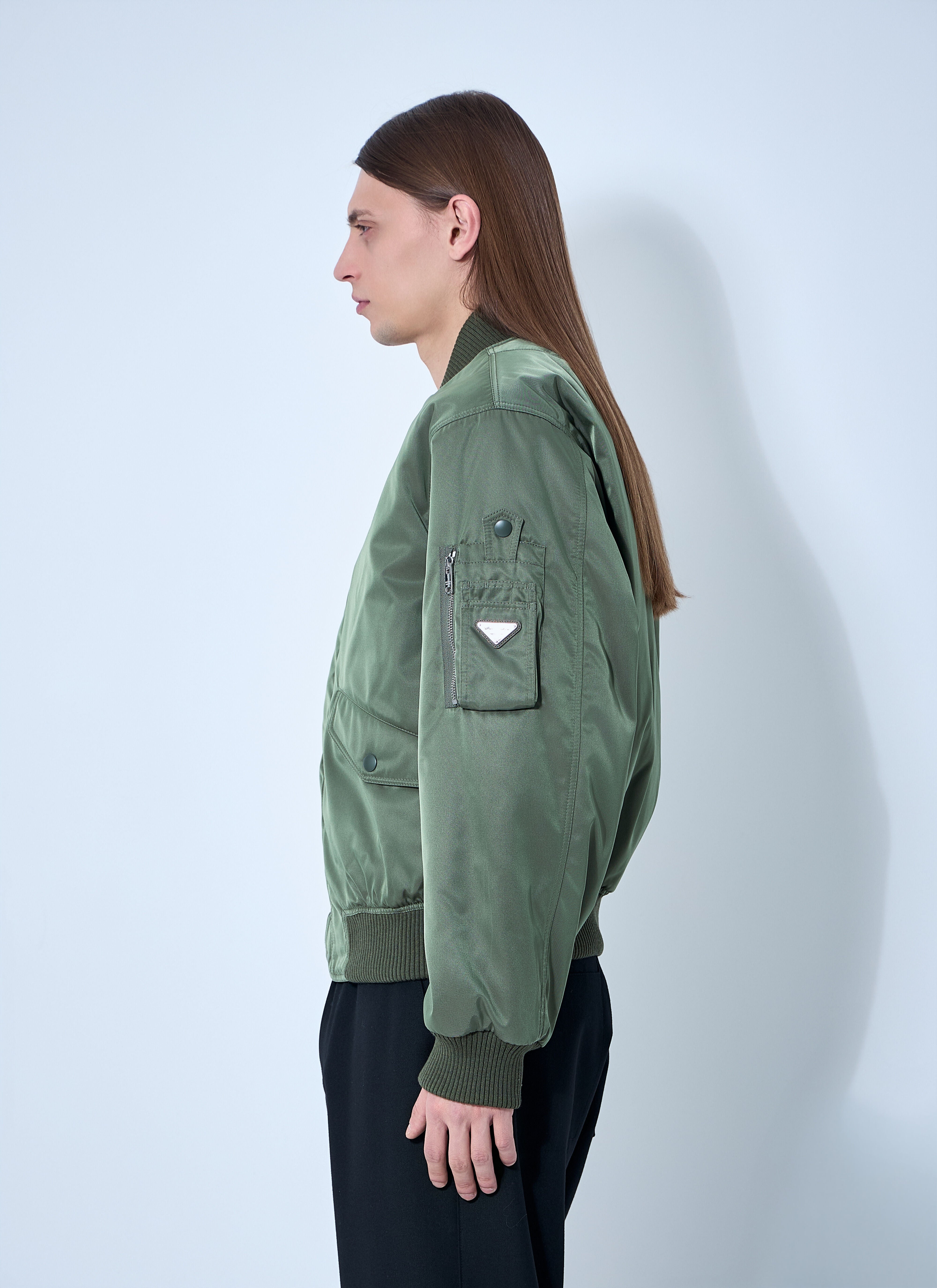 Prada Men Re-Nylon Bomber Jacket - 3