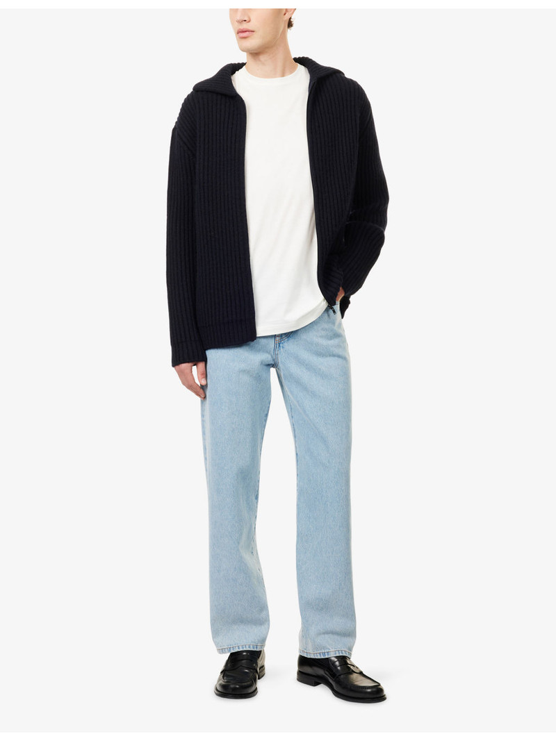 The Row Luke Short-Sleeve Cotton T-Shirt outlook