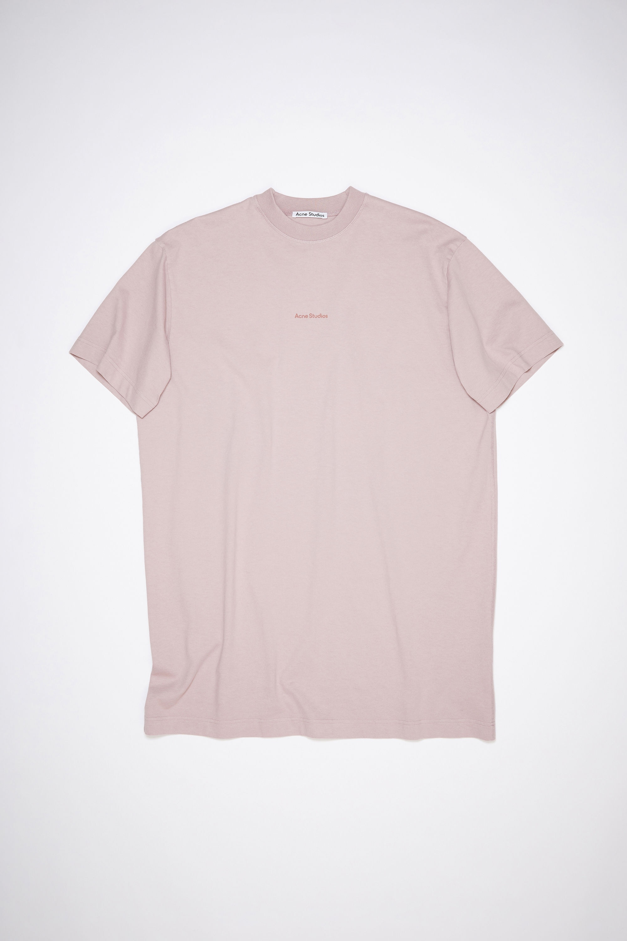 Logo t-shirt dress - Mauve pink - 1