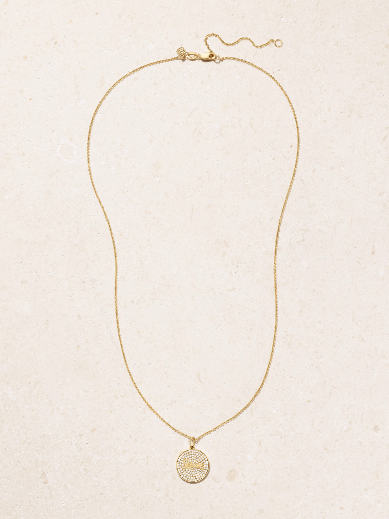 Love 14-karat Gold Diamond Necklace - 4