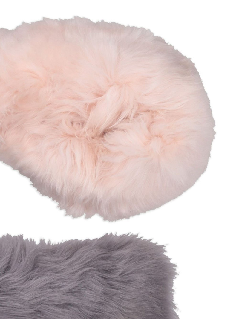 Marni fur colourblock scarf outlook