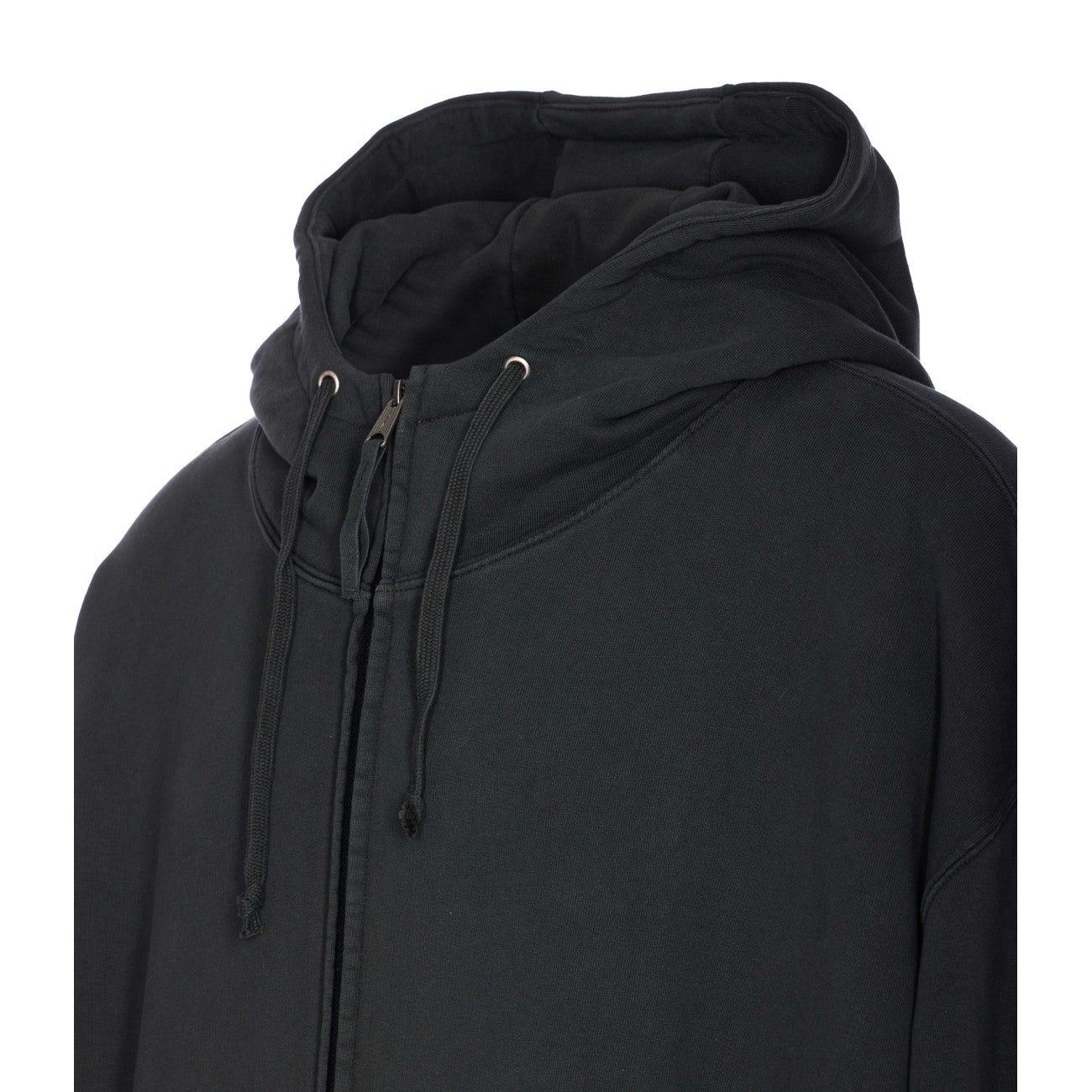 Maison Margiela Maison Margiela Men Zipped Logo Hoodie