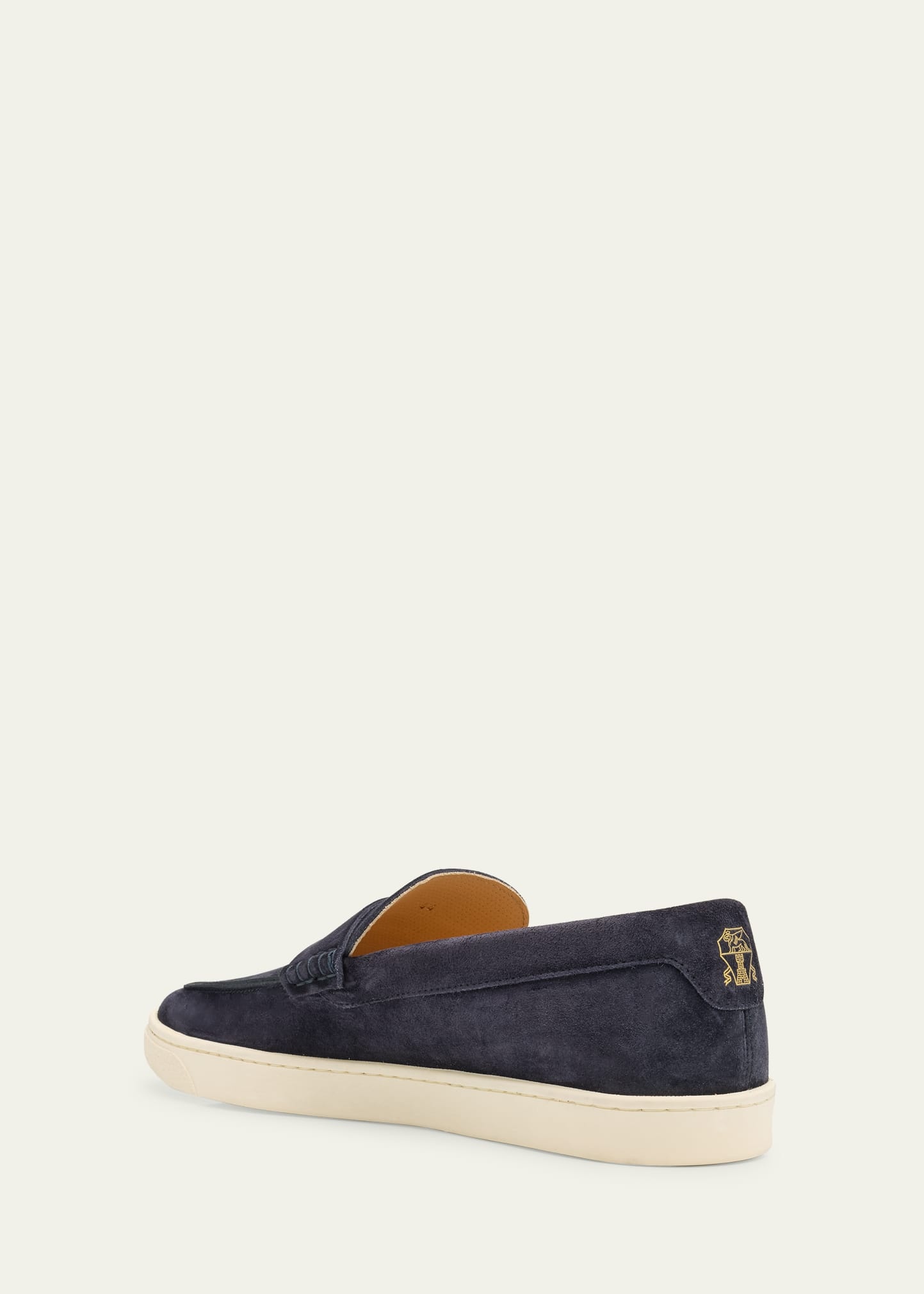 Men's Suede Moccasin Penny Loafers - 2
