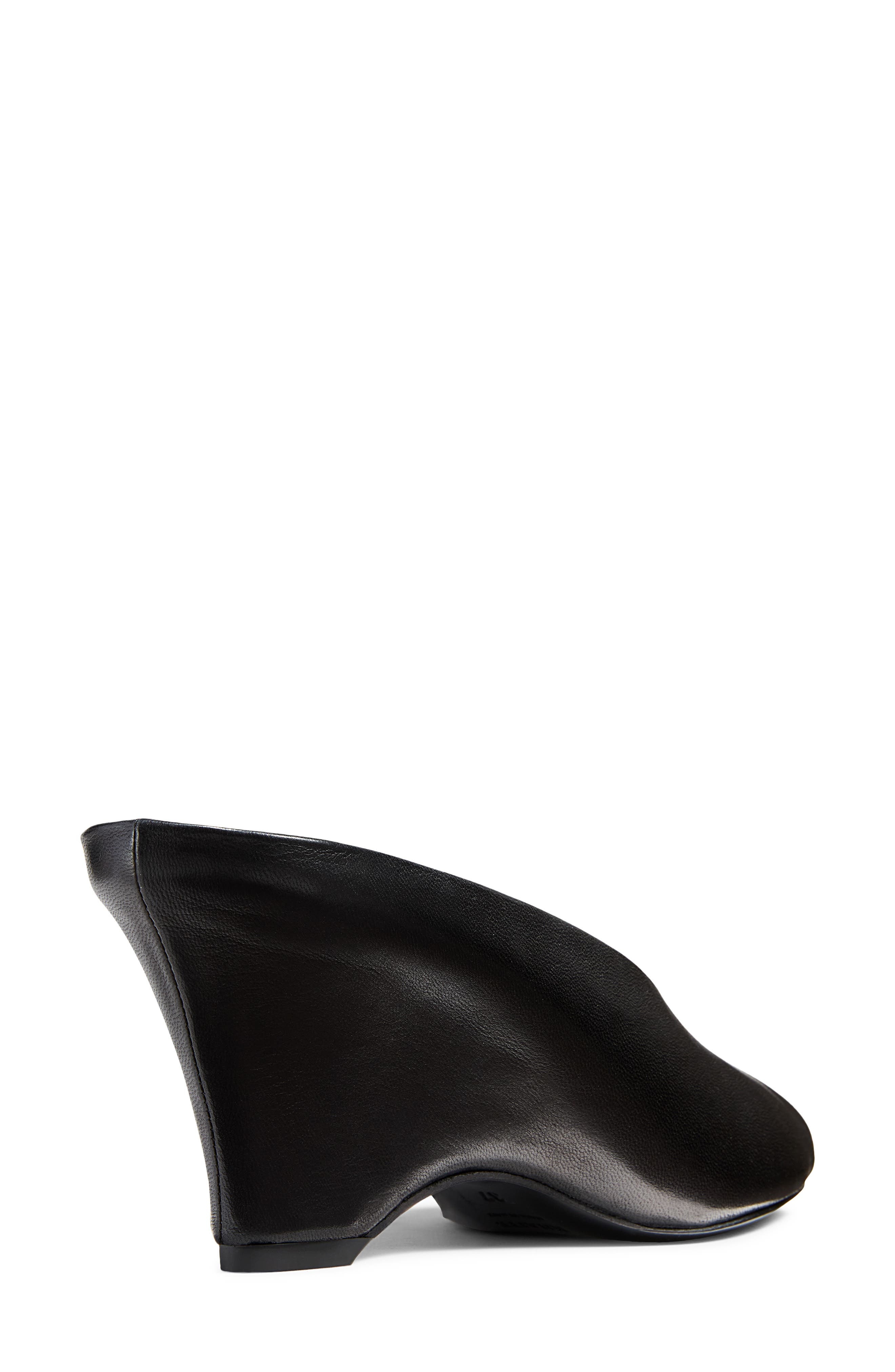 Khaite Cloak Peep Toe Mule in 200 Black at Nordstrom - 2