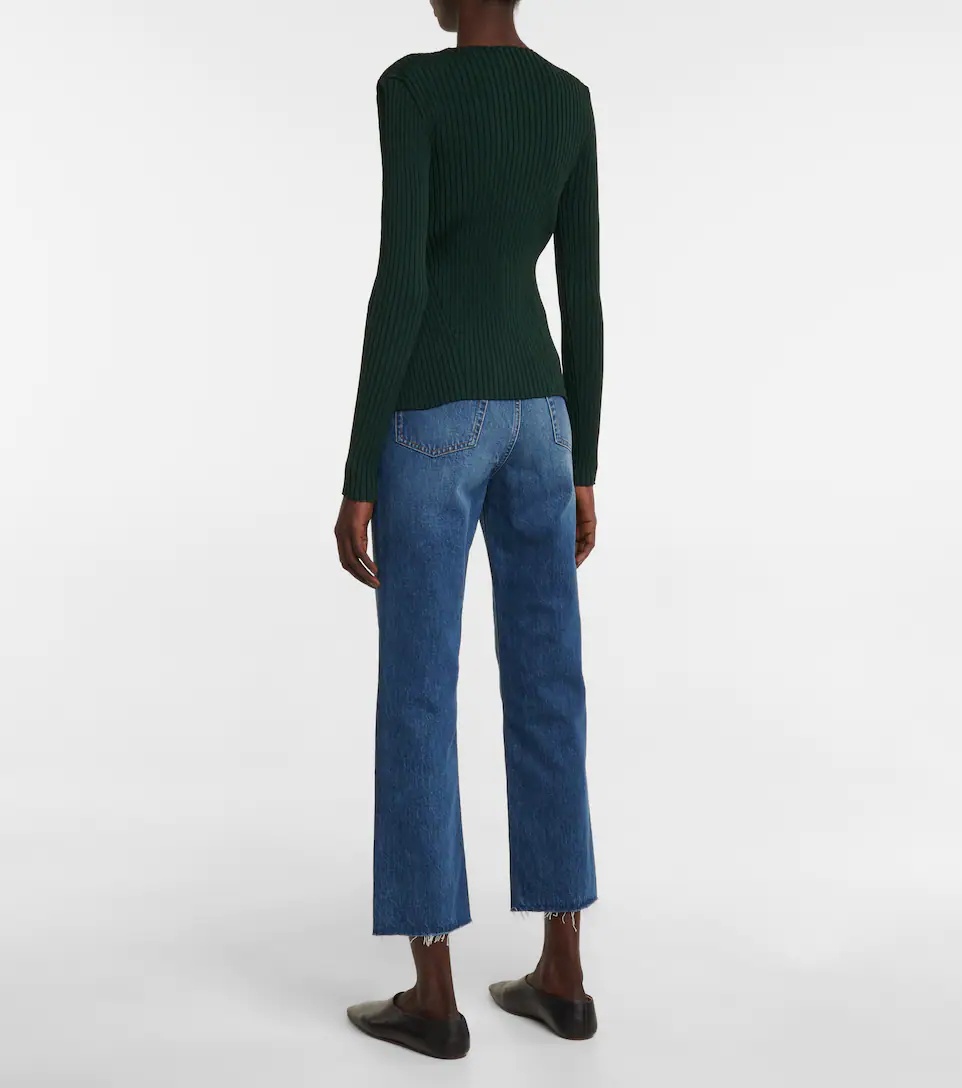 Ribbed-knit cardigan - 3