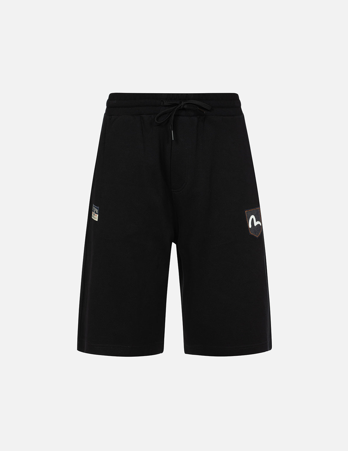 MULTI-EMBROIDERY RELAX FIT SWEAT SHORTS - 2