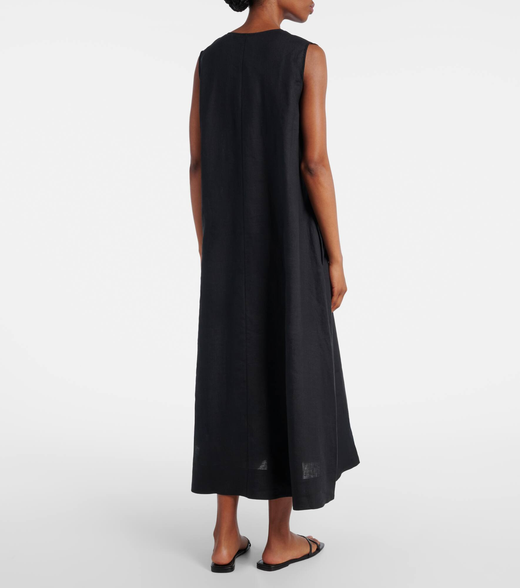 Nisha linen midi dress - 3