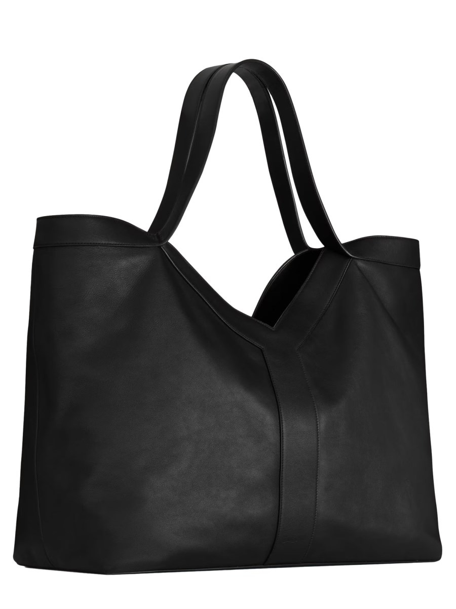 Y LARGE LEATHER TOTE BAG - 2