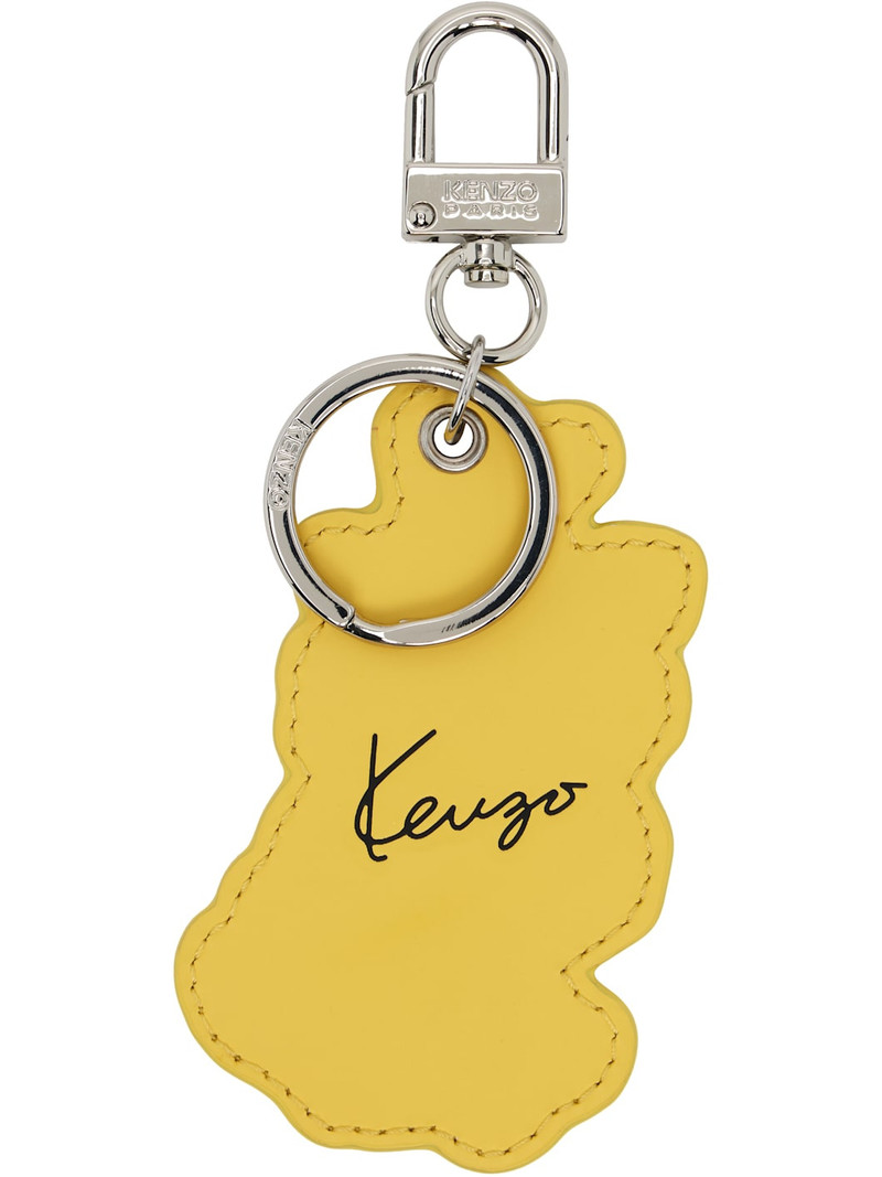 KENZO Yellow Kenzo Paris 'KENZO Cartoon' Charm Keychain outlook