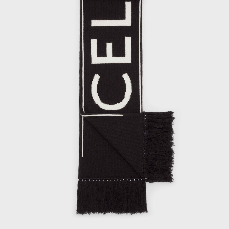 CELINE SCARF IN WOOL AND CASHMERE 3
