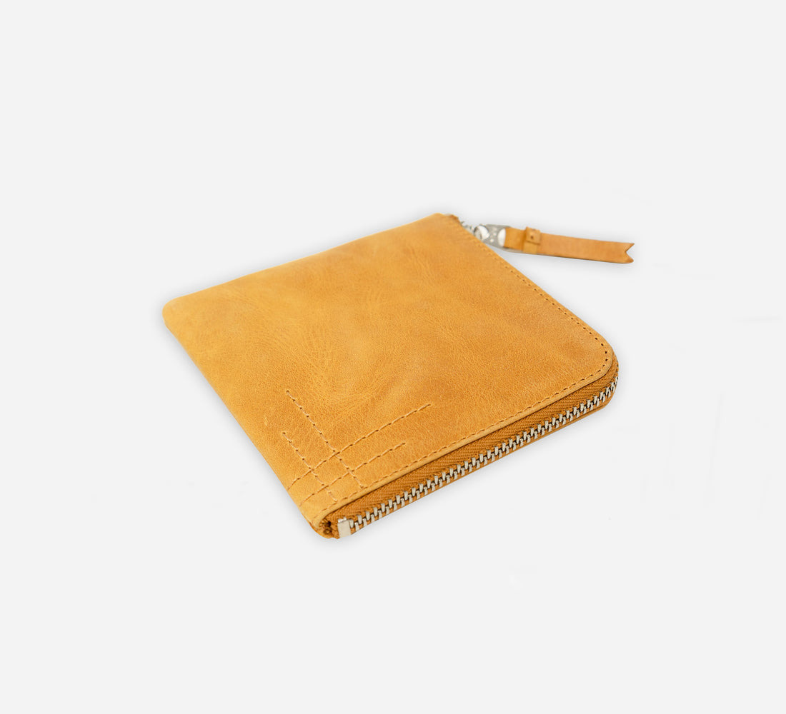 Zip Wallet - Natural Cowhide - 2