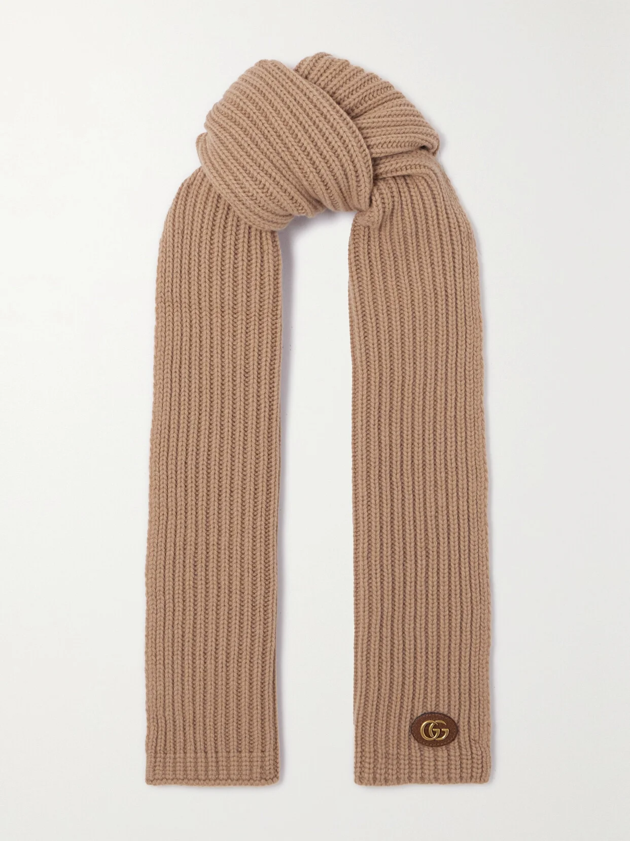 Ribbed Wool And Cashmere-blend Scarf - 1