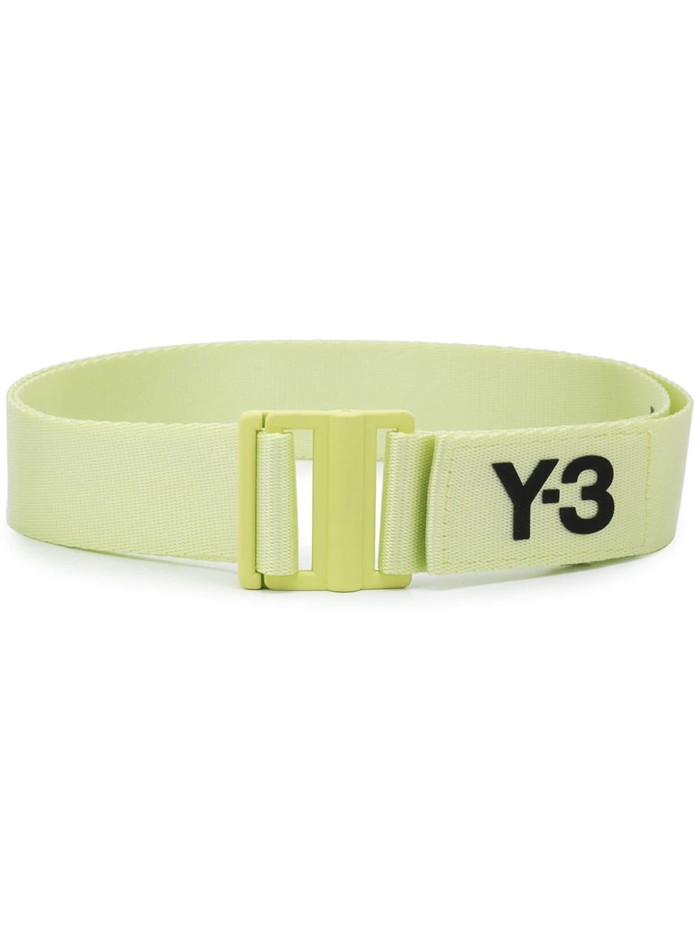 logo-print buckled belt - 1