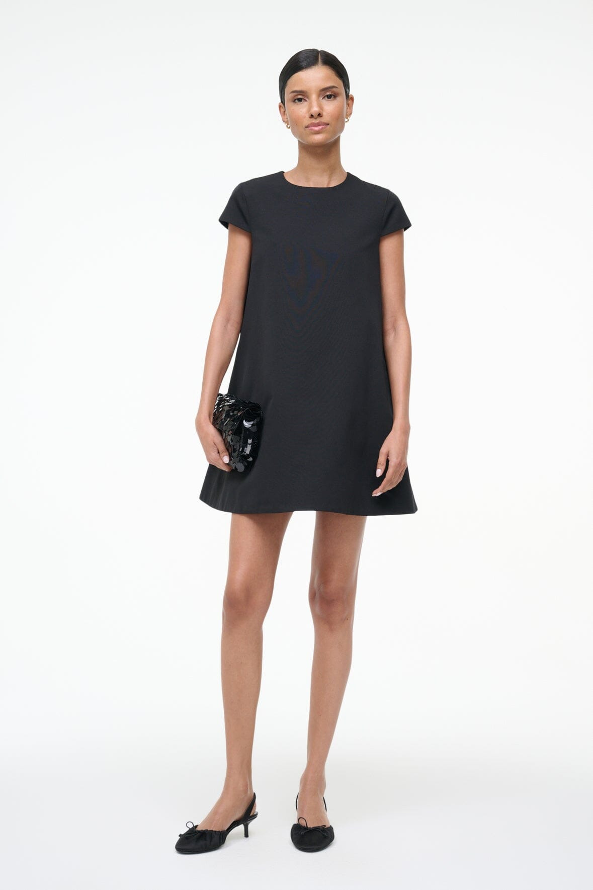 STAUD MIA DRESS BLACK - 2