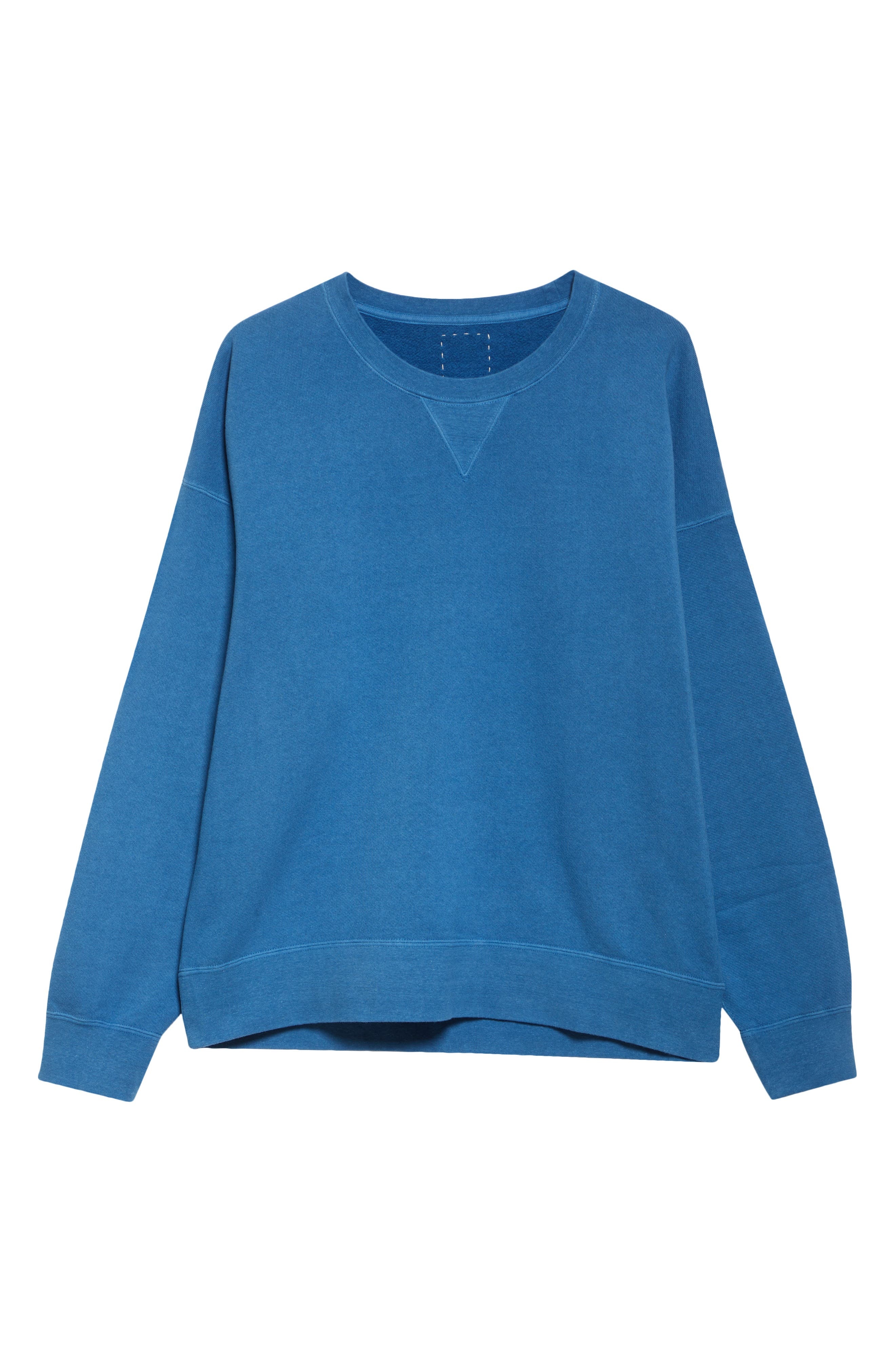 VISVIM Jumbo French Terry Sweatshirt in Lt. Indigo at Nordstrom - 6