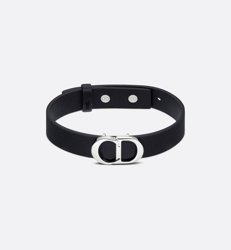 CD Icon Leather Bracelet 1