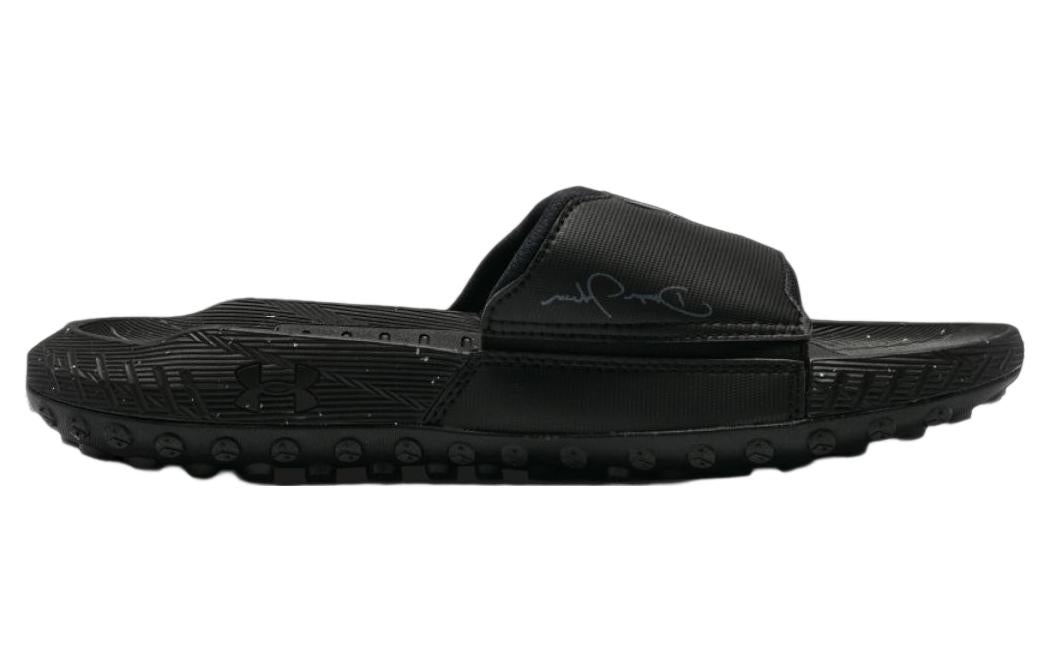 Under Armour Project Rock 3 Slide 'Black Pitch Grey' 3026034-001 - 3