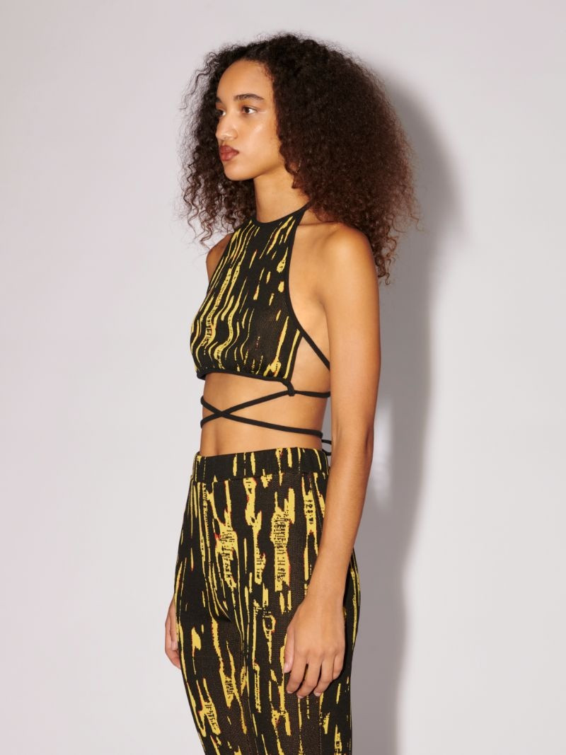 JACQUARD CROSSED TOP 5