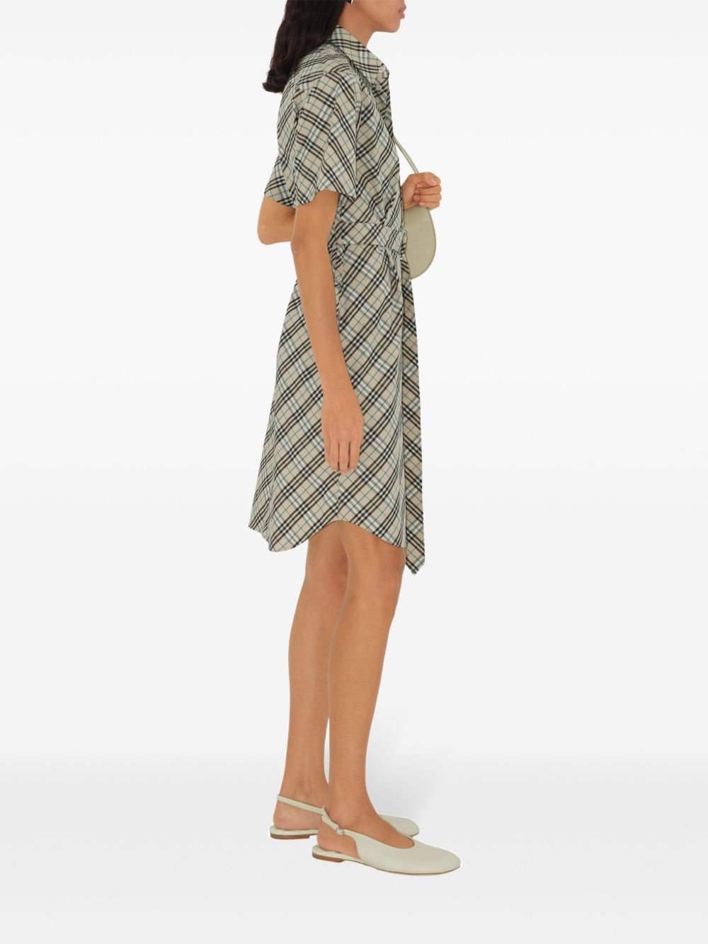 ワンピース Burberry Burberry Chemisier Cotton Mini Dress Burberry check cotton shirt mini dress | REVERSIBLE